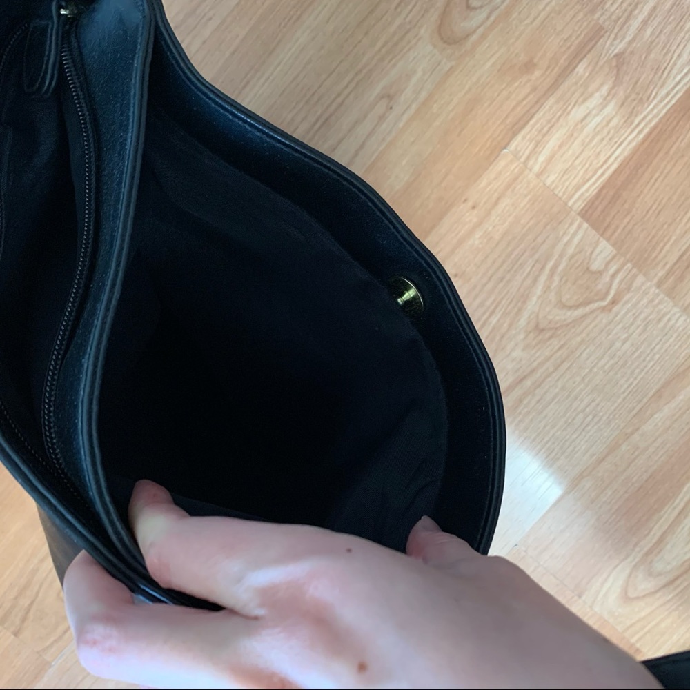 EUC Vintage Black Hobo Shoulder Bag - Picture 8 of 12